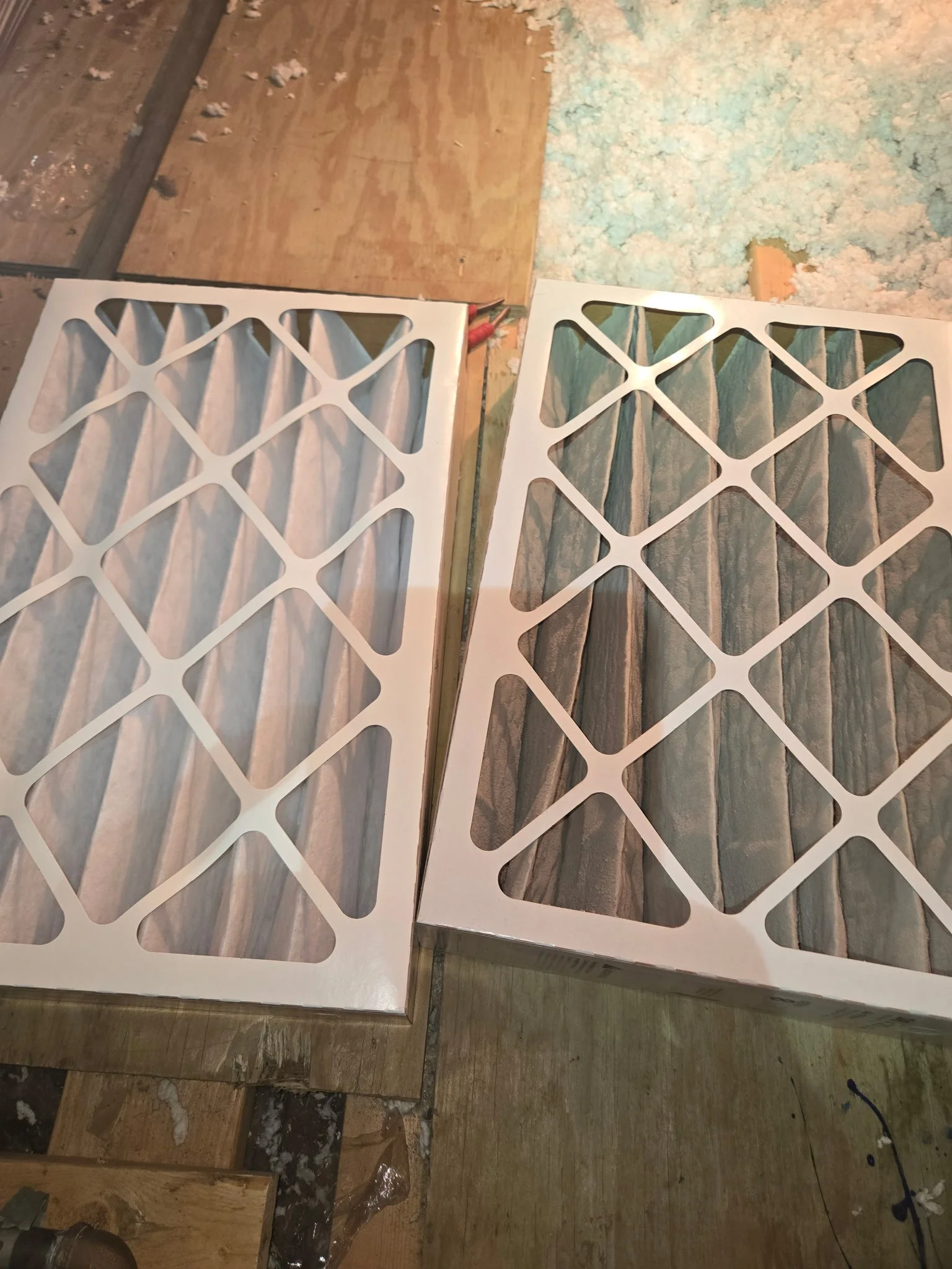 General maintenance on a/c and heating on a home in Valley Ranch, Texas.