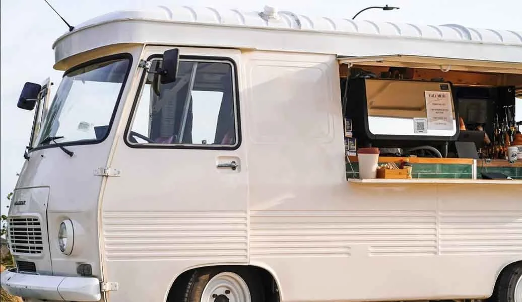 Mobile coffee cart serving espresso drinks at an event in Arlington, TX