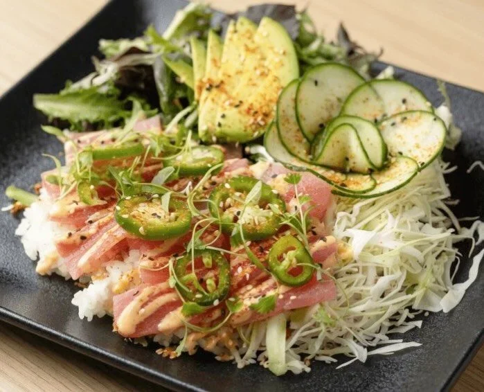 🥢⚽ Fuel your game day with our Tuna Bowl! Fresh tuna, crisp veggies, perfectly seasoned rice, and bold flavors come together for a bowl that&rsquo;s always a winner. 🍣🔥

Post Market Hours:
Sunday -Wednesday 11:00am-9:00pm
Thursday-Saturday 11:00am