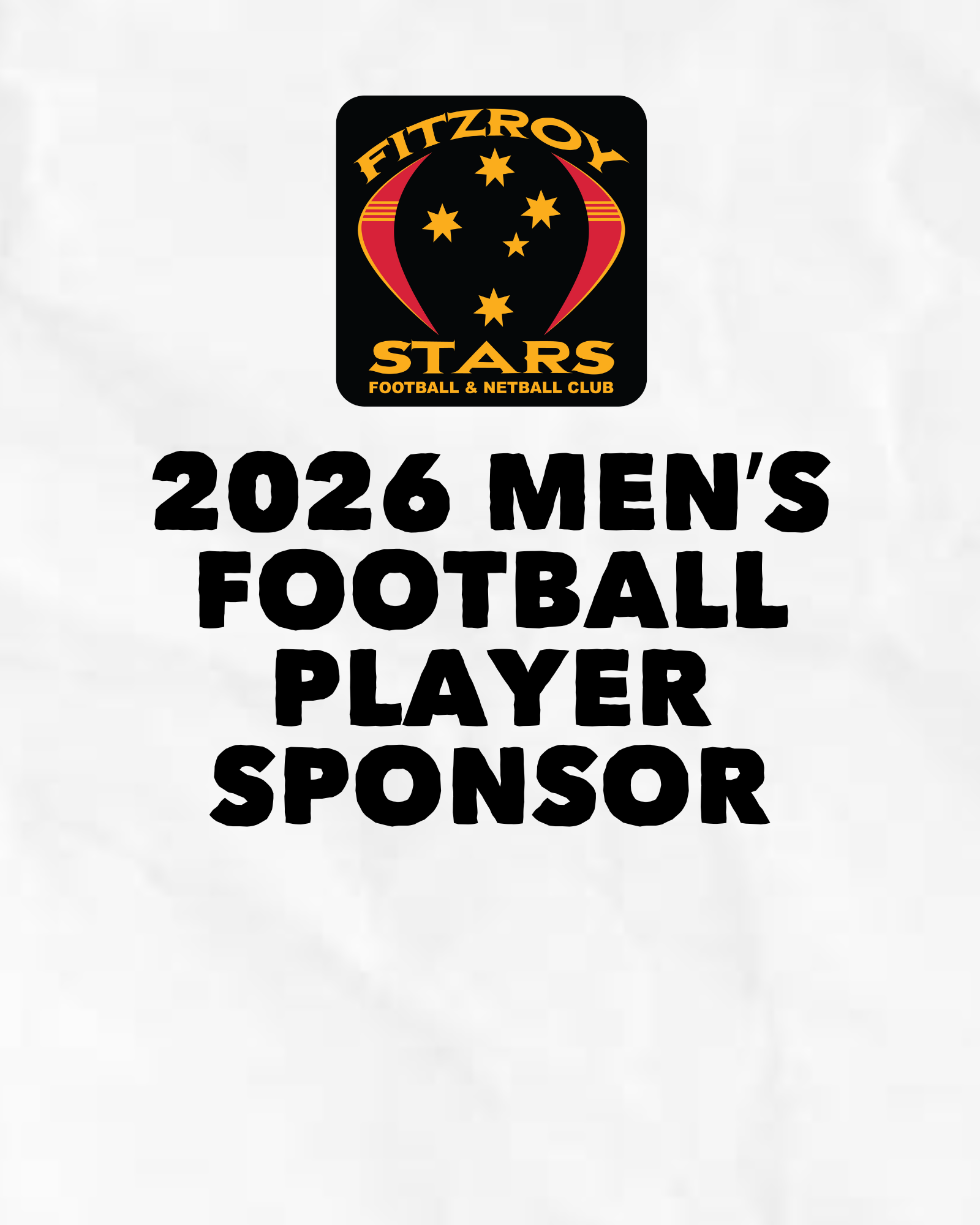 2026 Men's Football Player Sponsor
