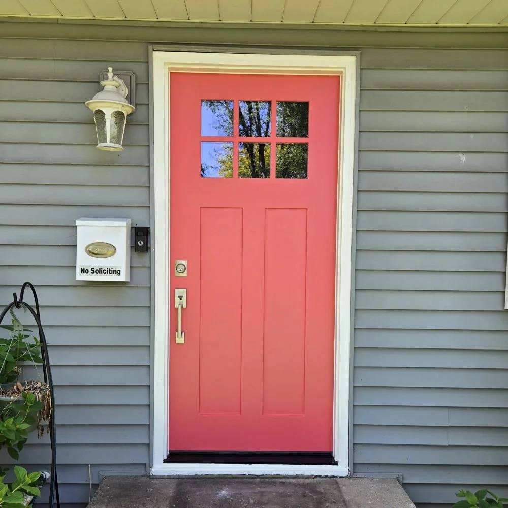 Front door replaced in Carol Stream