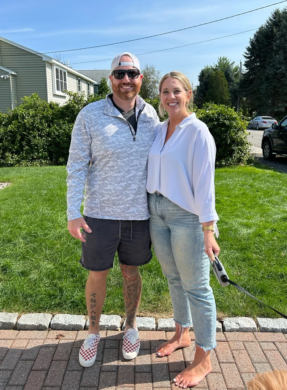 kara and mike day after their wedding