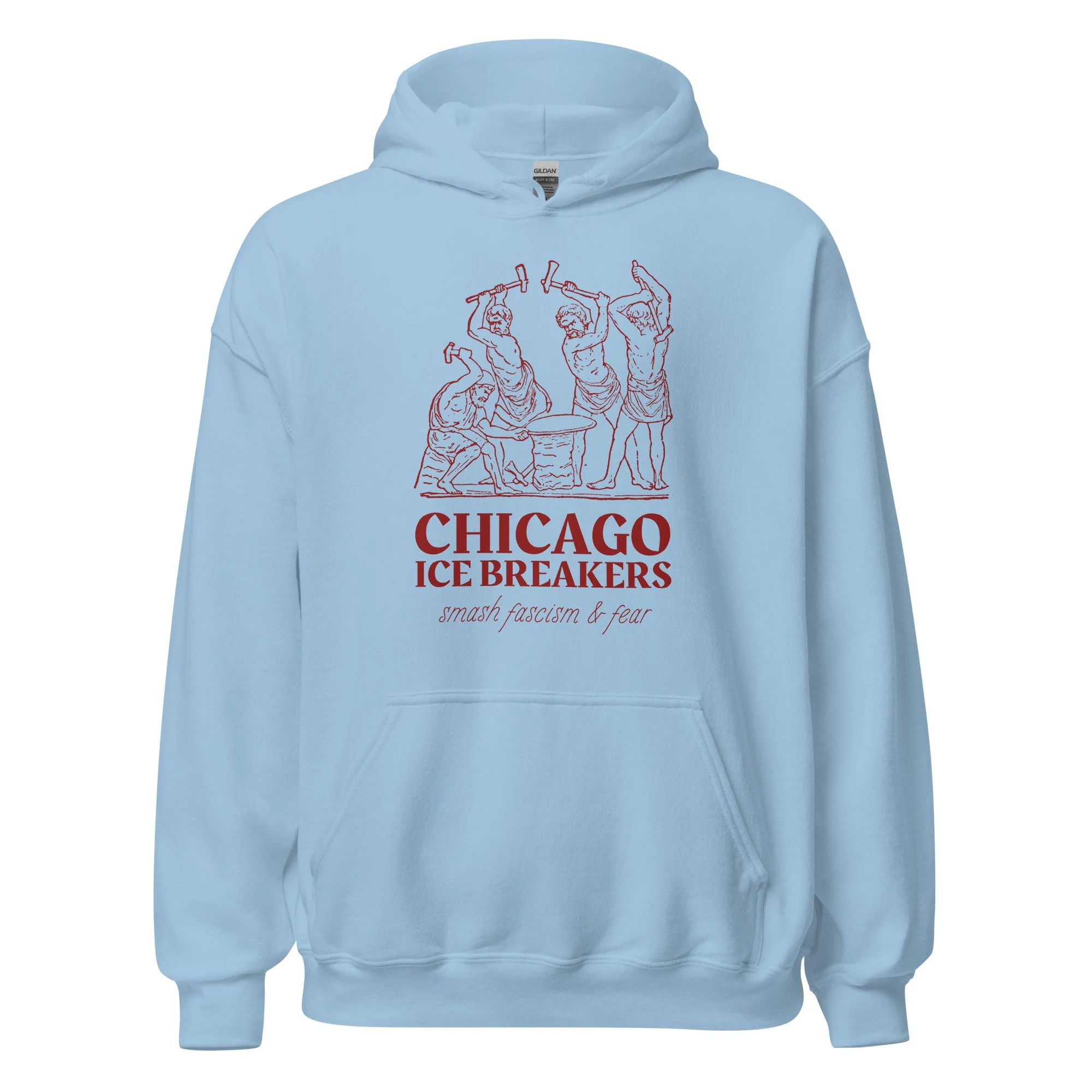 "Chicago ICE Breakers" Blue Hoodie