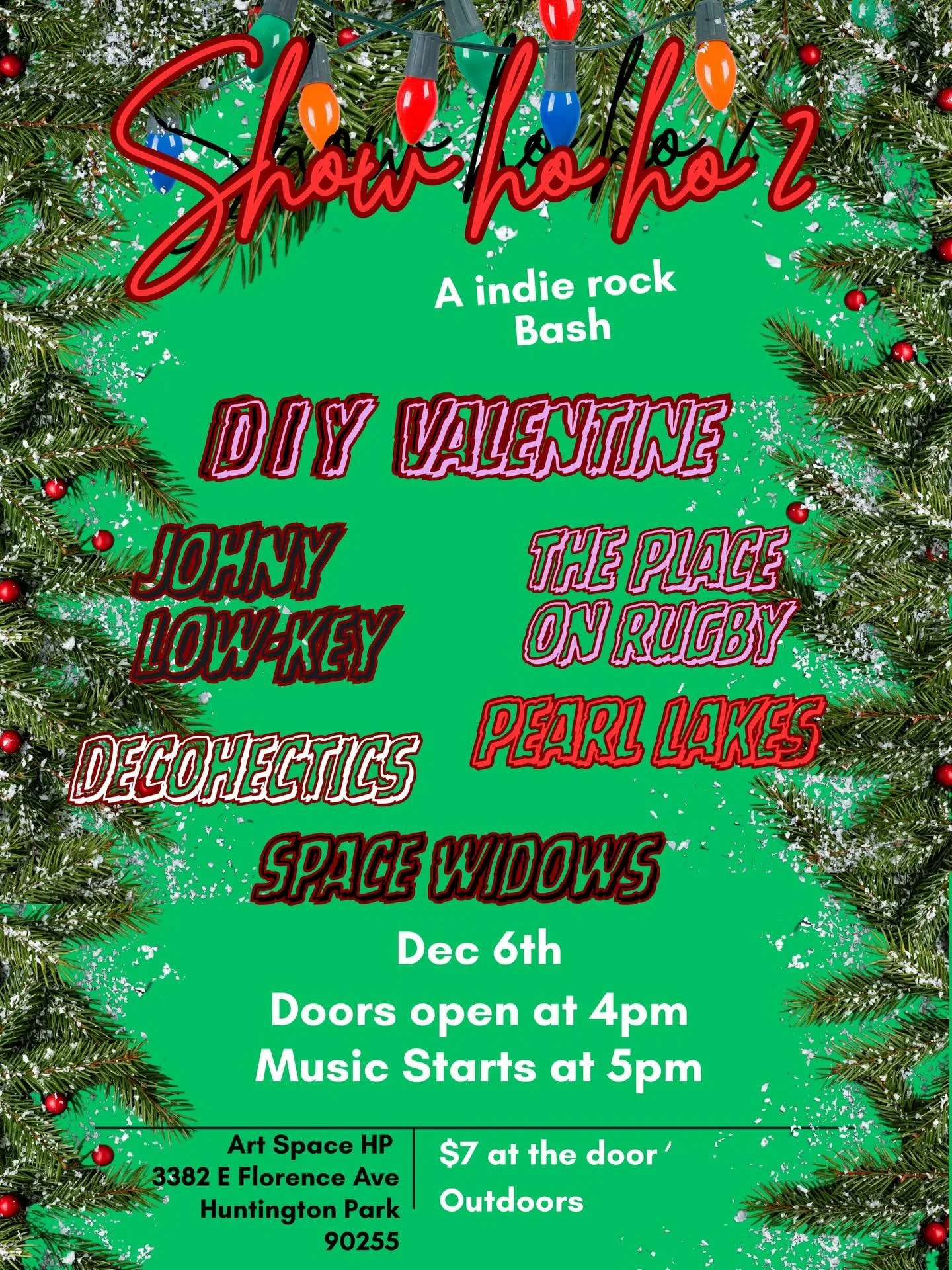 Our show last year was so fun we had to do it again! 

Join us December 6 for local live music starting at 5pm

Interested in vending that night!? Send us a DM! 

🎄🎵🌛