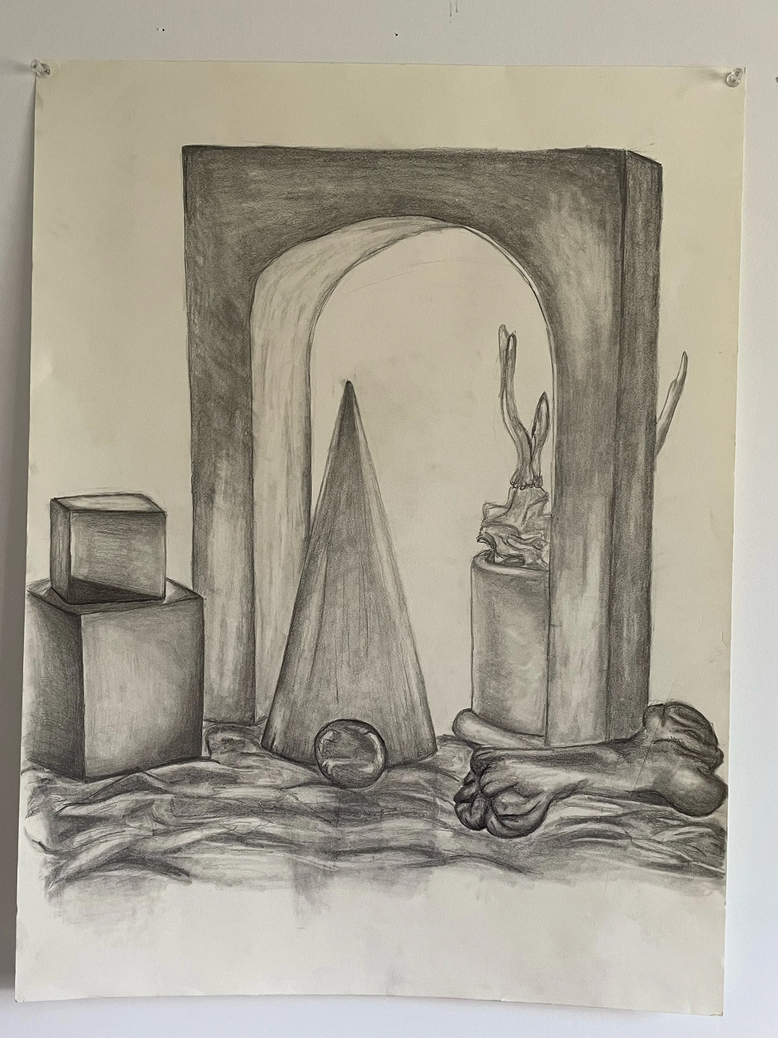 graphite still life