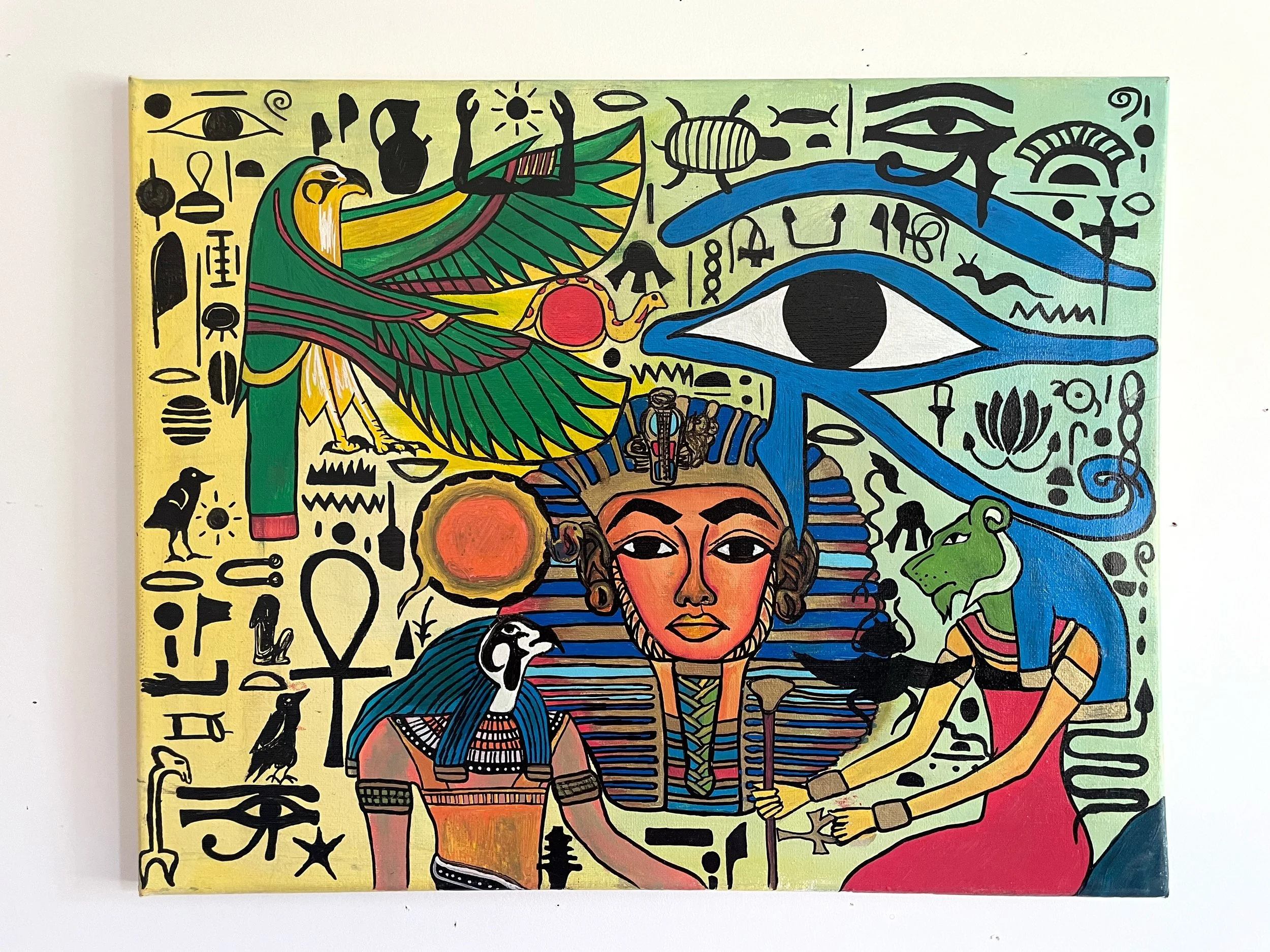 'egypt' acrylic on canvas SOLD