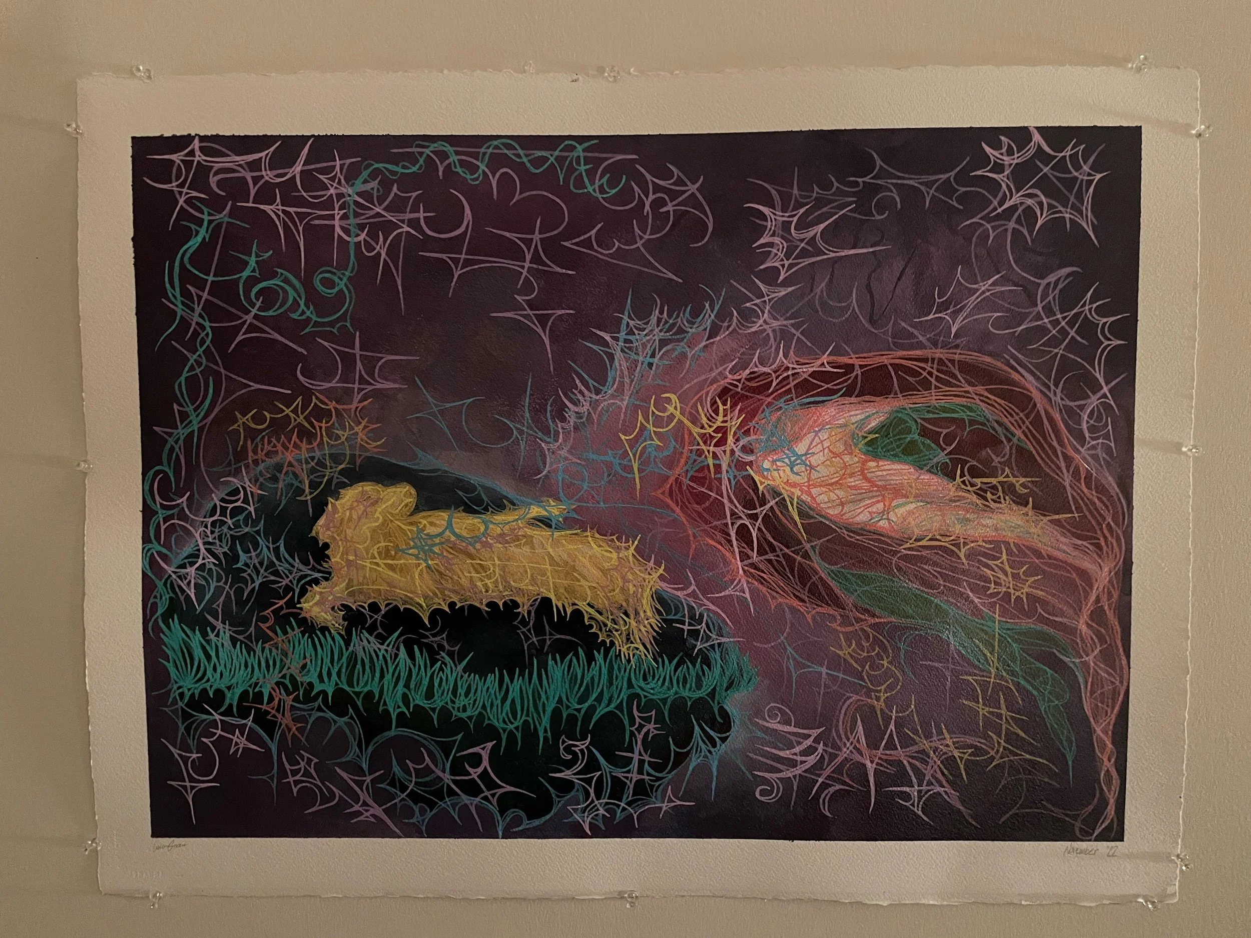 gouache on watercolor paper