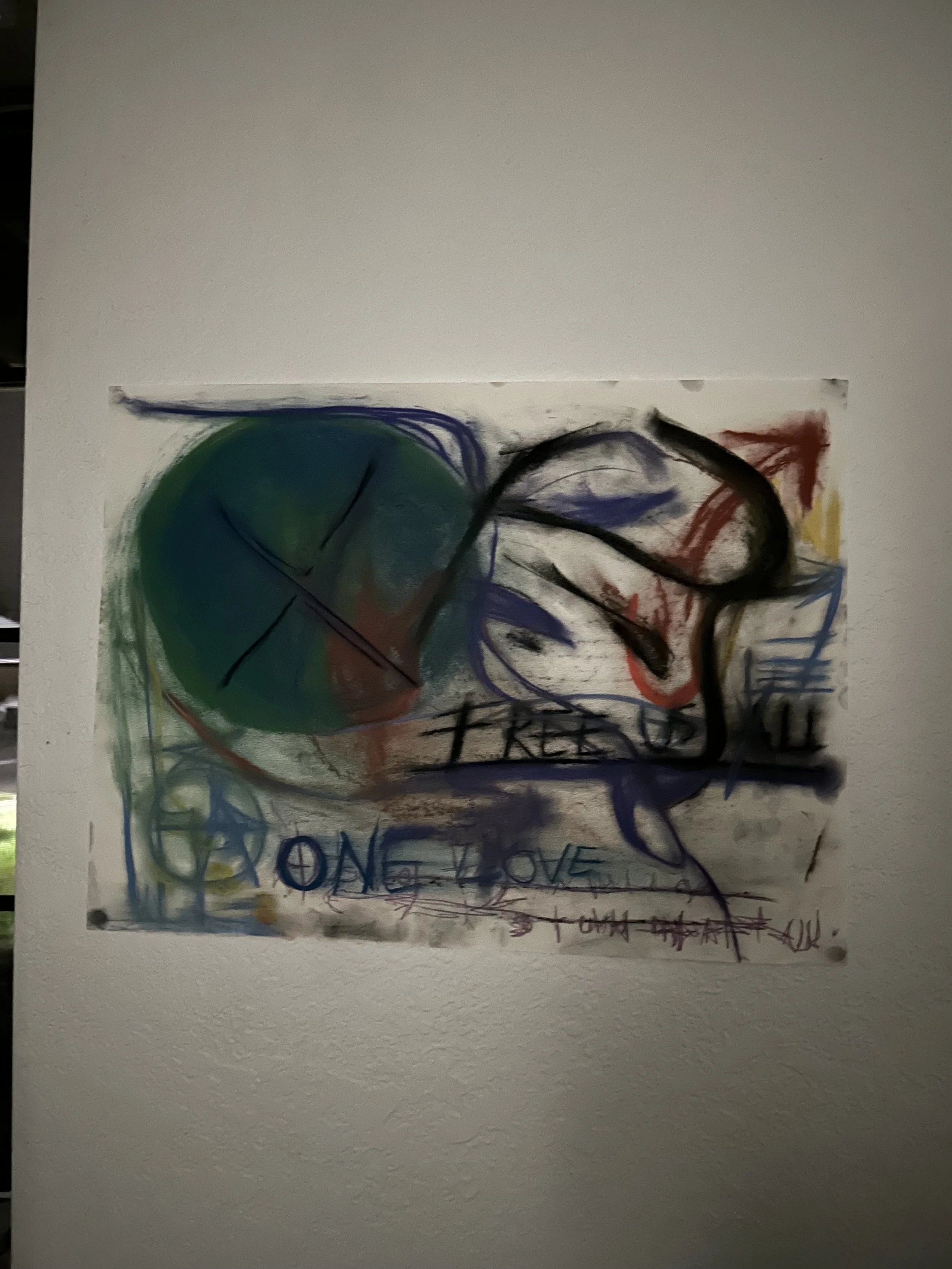 nu-pastel chalk on paper