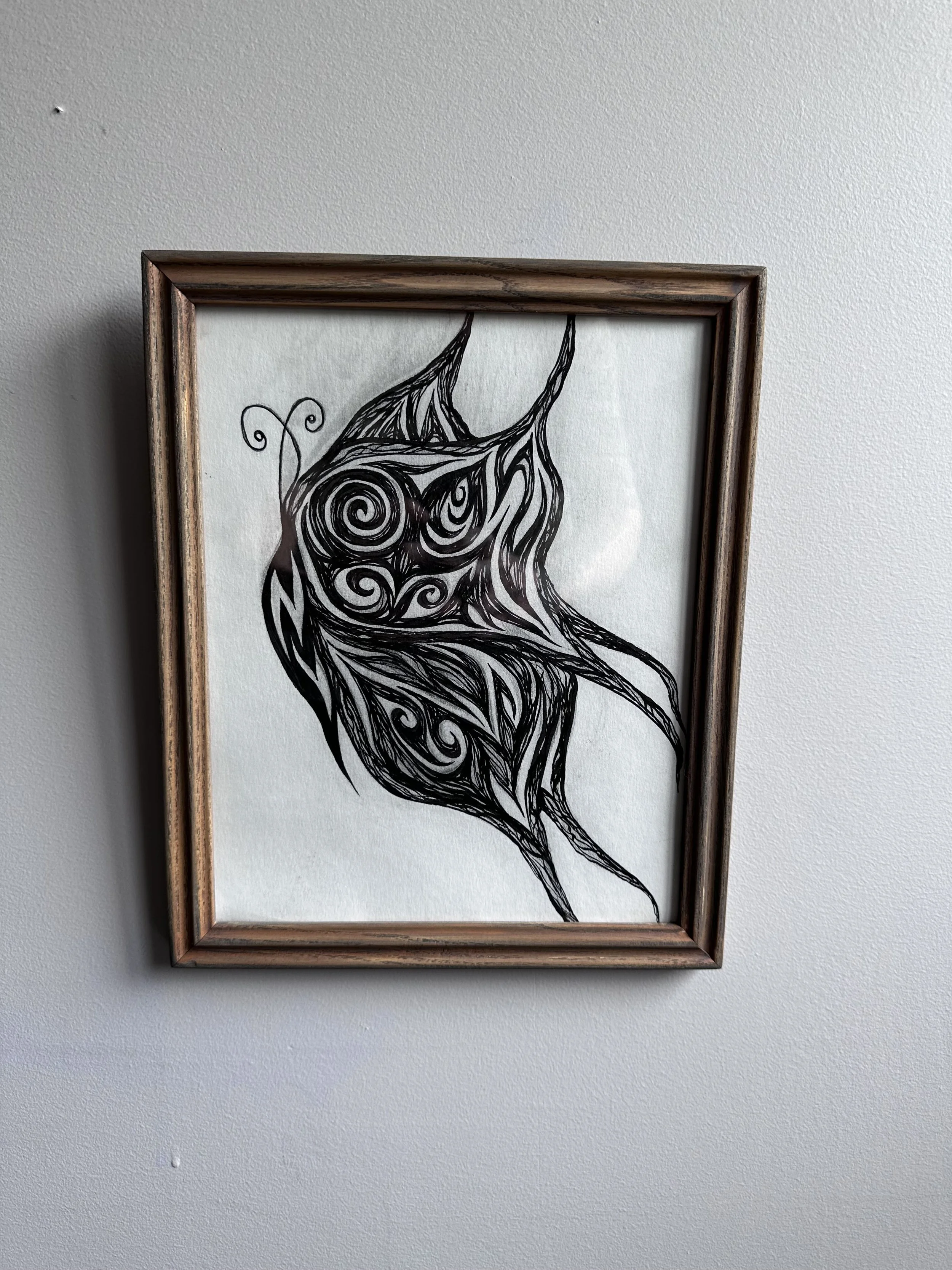 sketch, ink