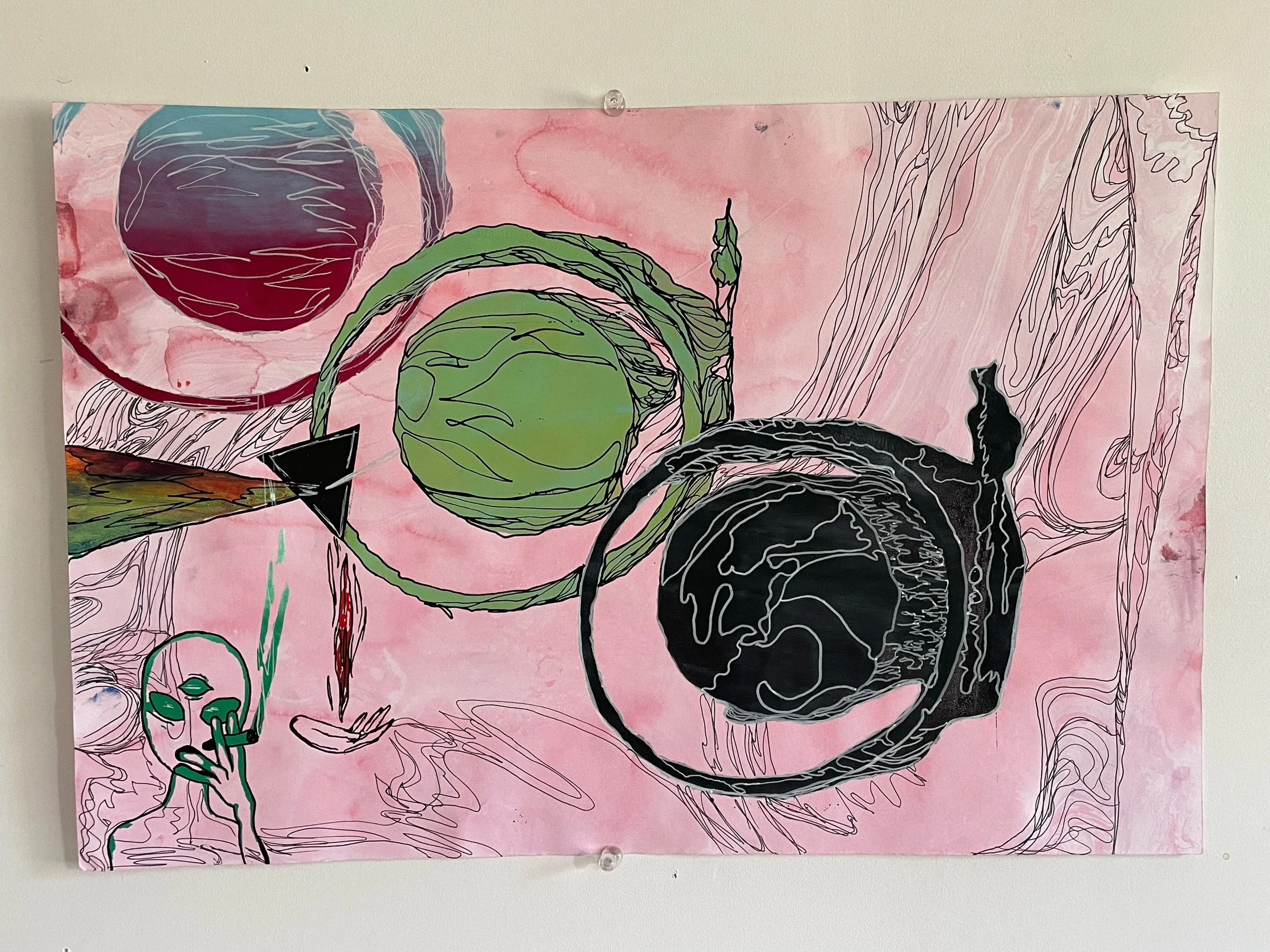screenprint on paper