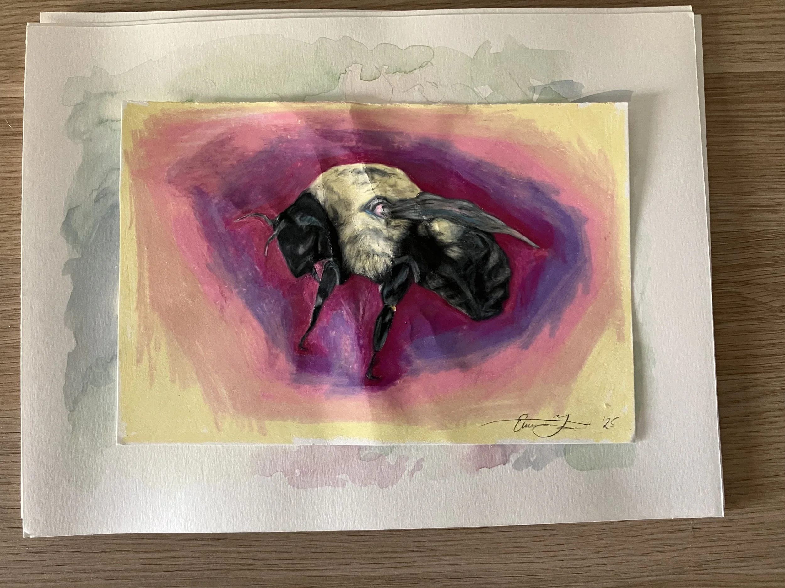 SOLD, pastel colored pencil 