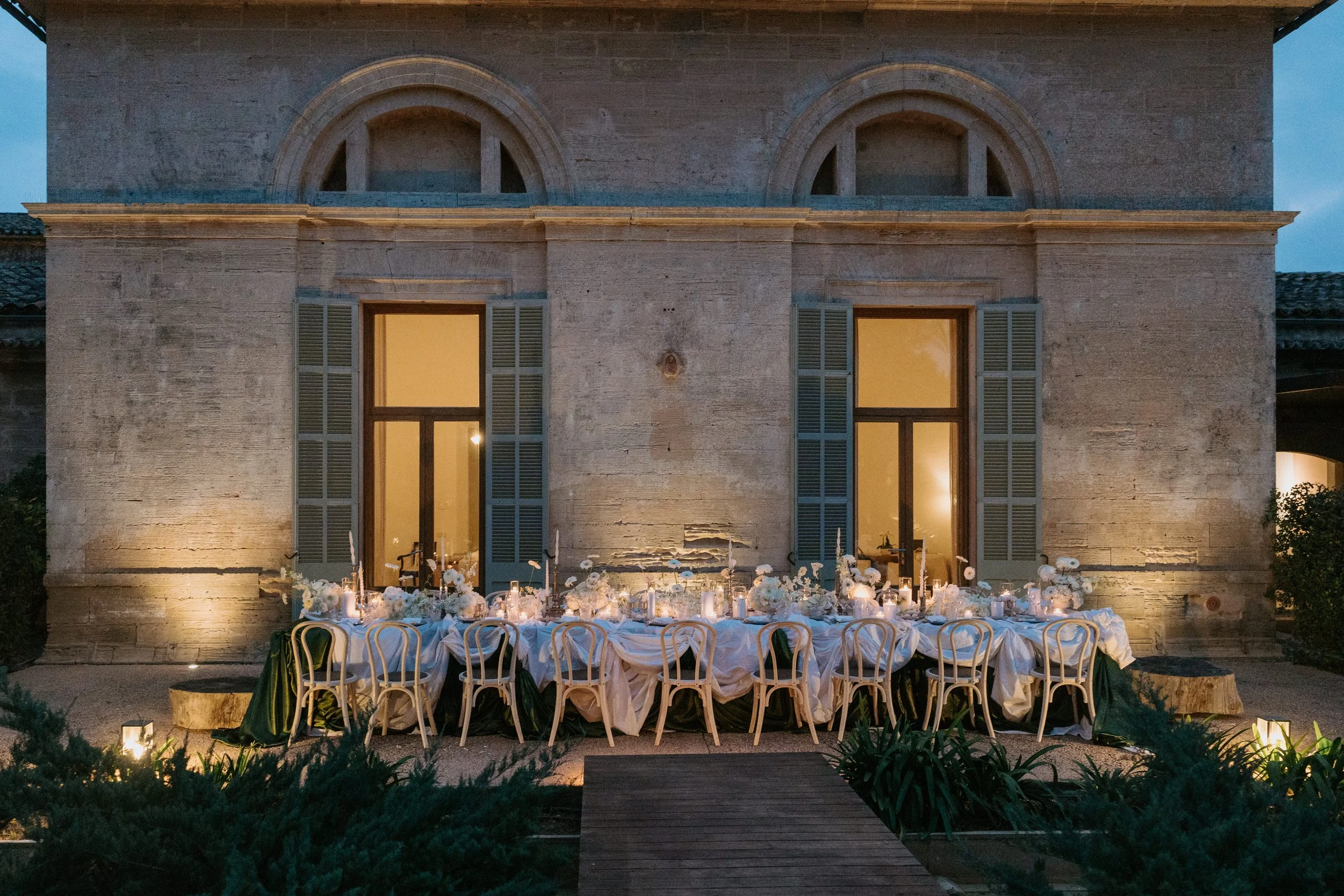 editorial wedding photography at Font Santa in Mallorca