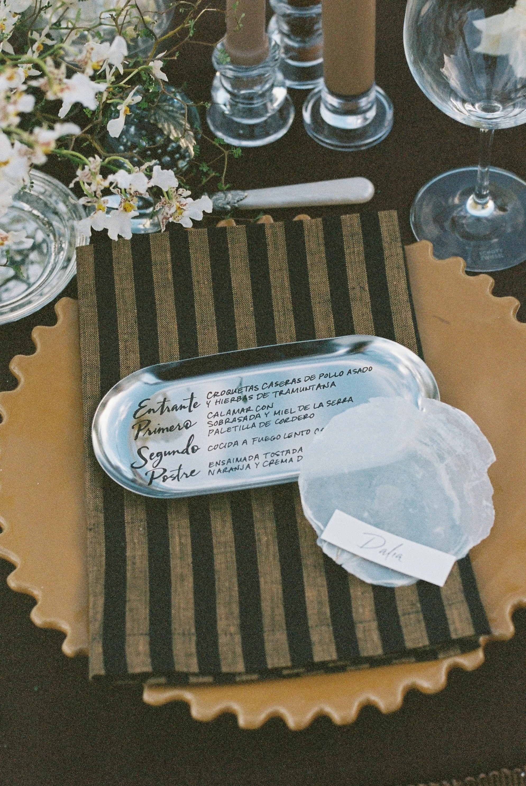 Modern Stationery Details for Editorial Weddings