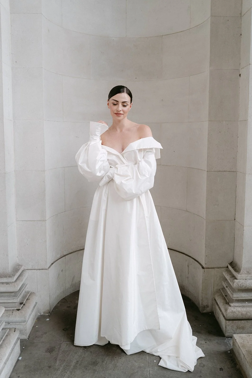 A Carolyn Bessette Kennedy Inspired London Wedding Elopement