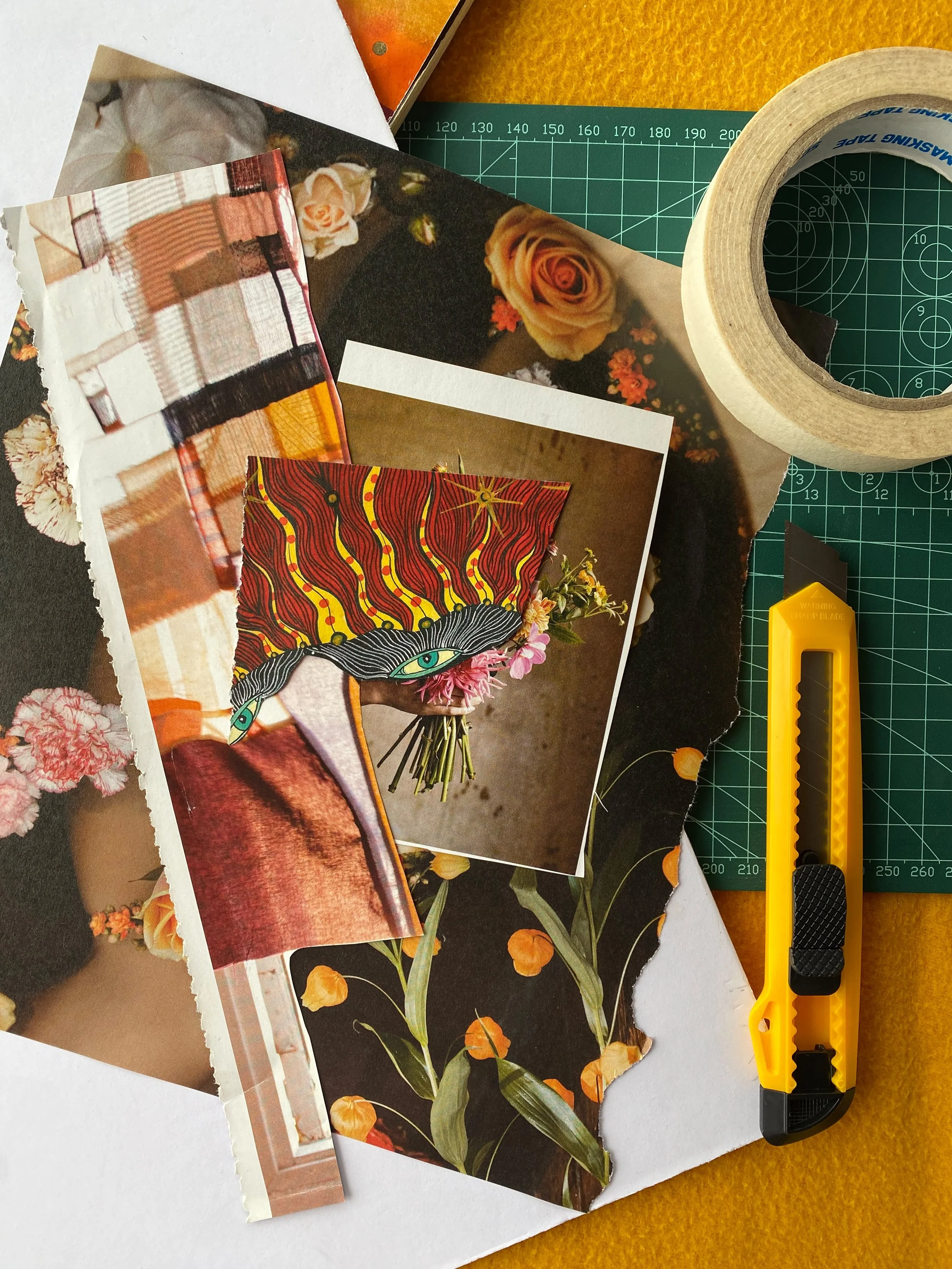 Cacao &amp; Intuïtief collages maken 