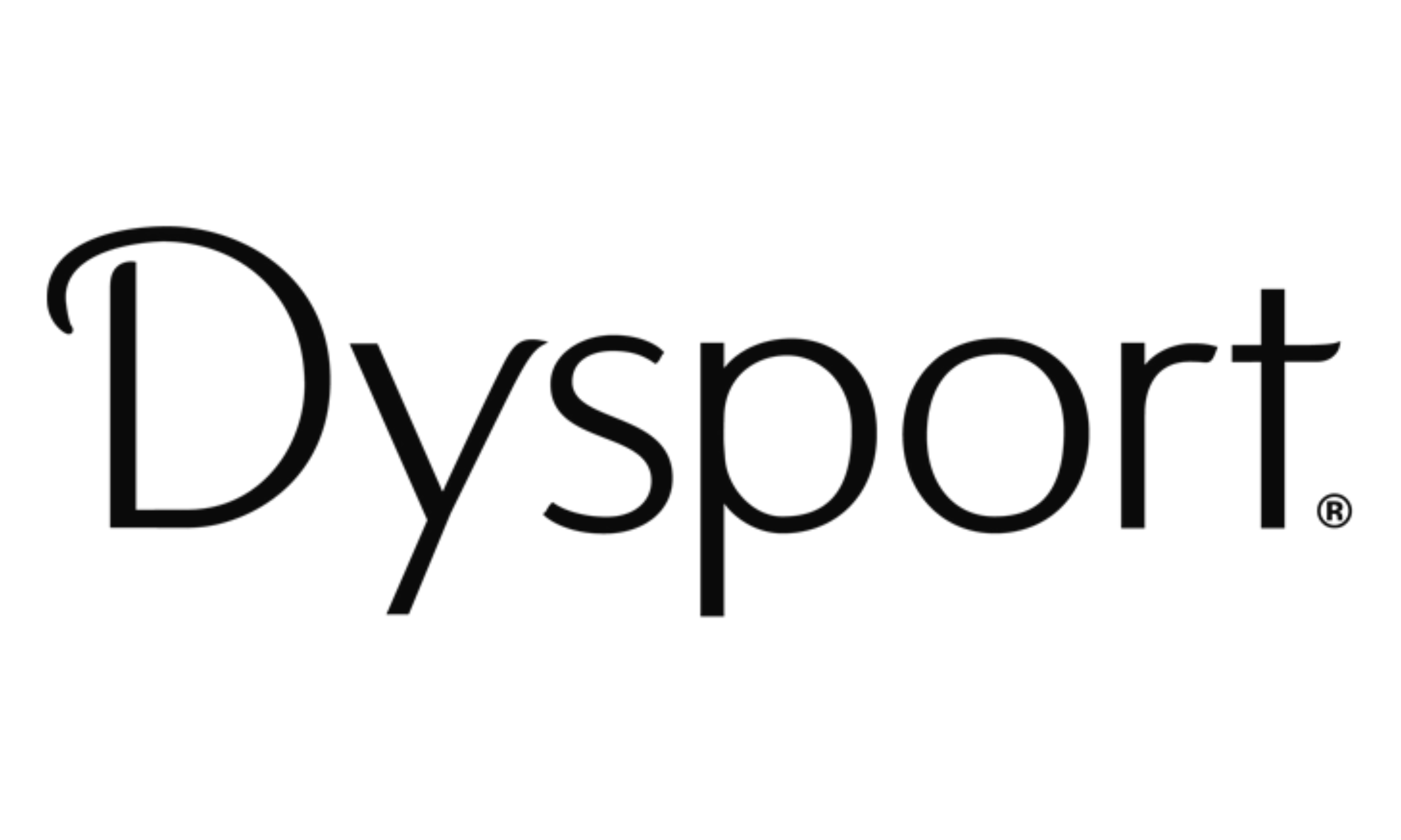 Dyspot logo in black with stylized text