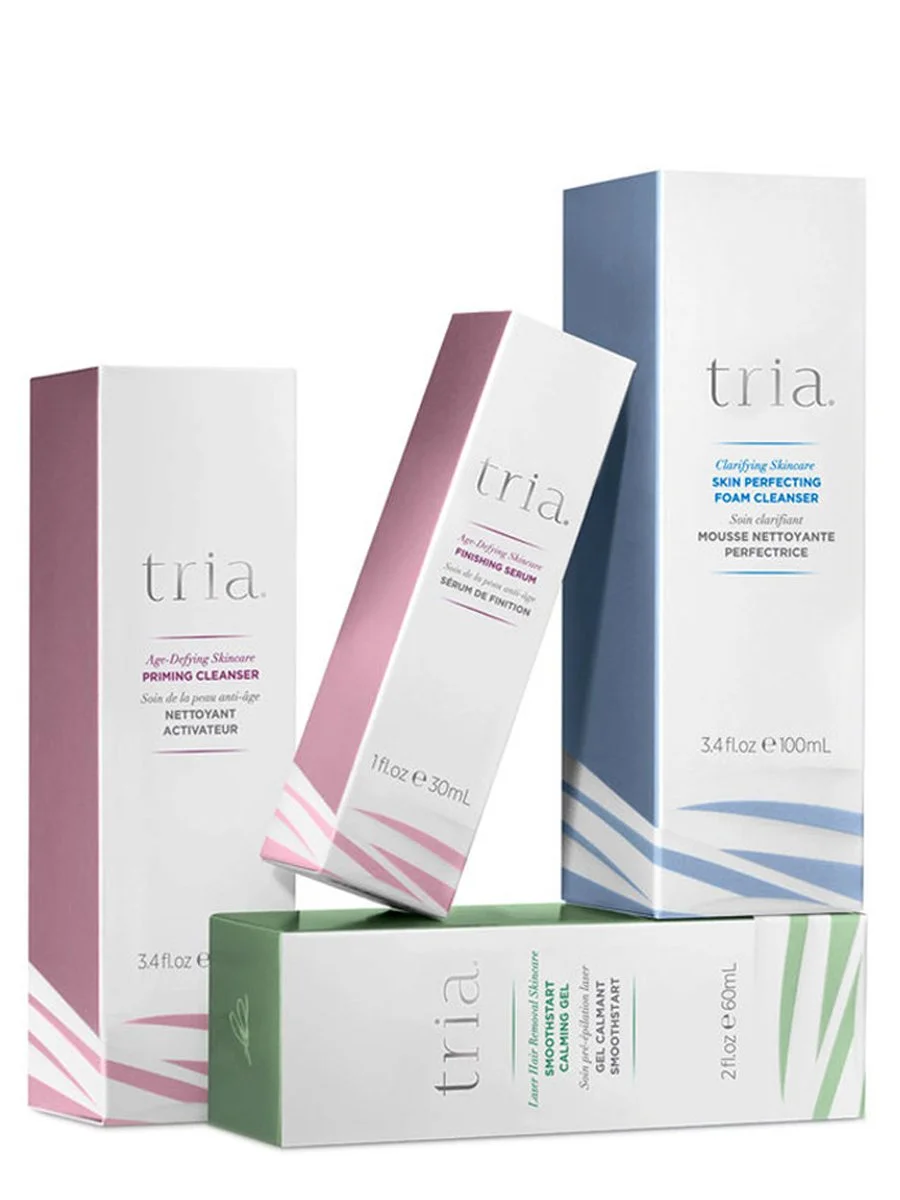 Tria Beauty primary packaging