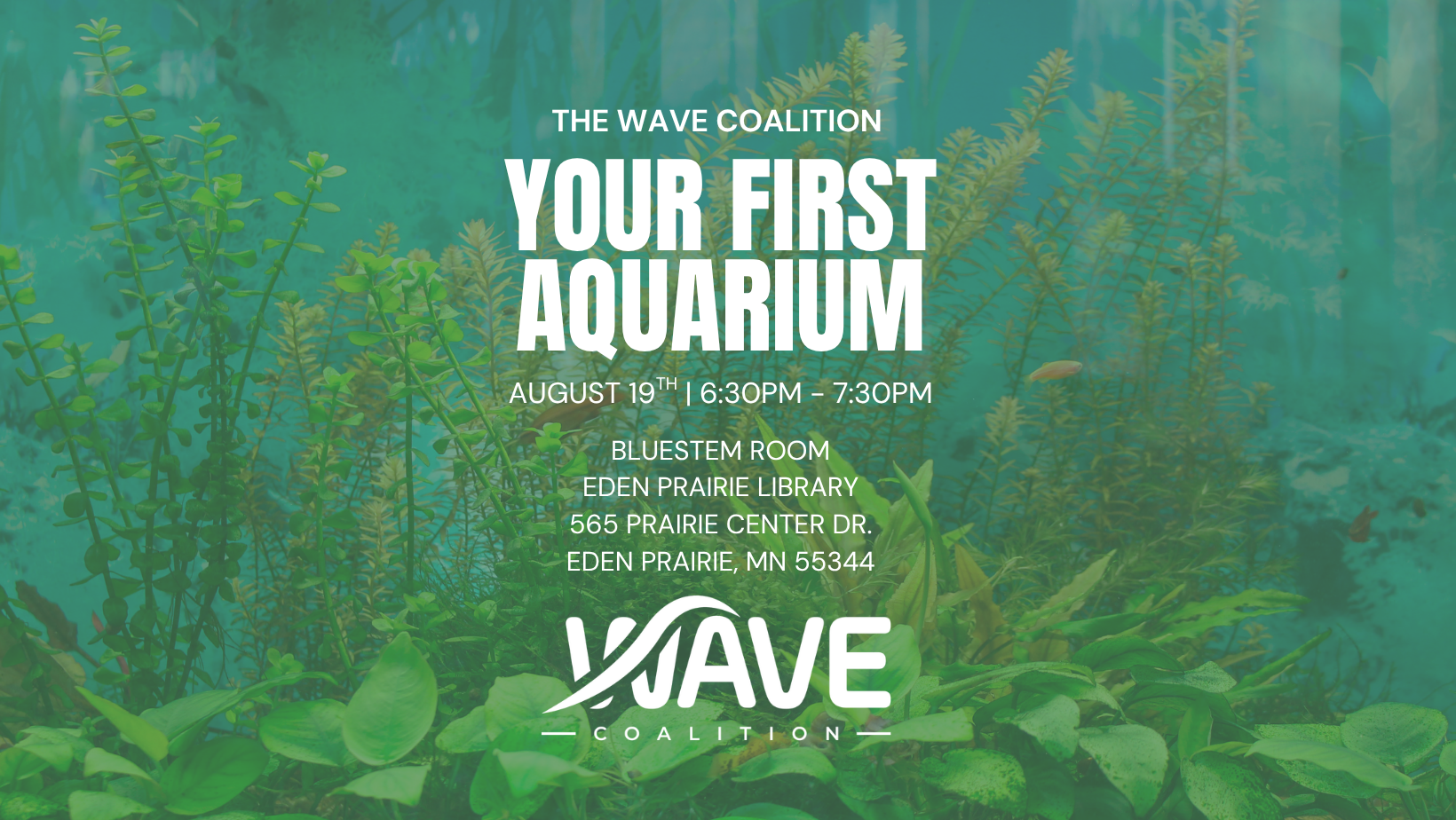Community Teach-In: Your First Aquarium