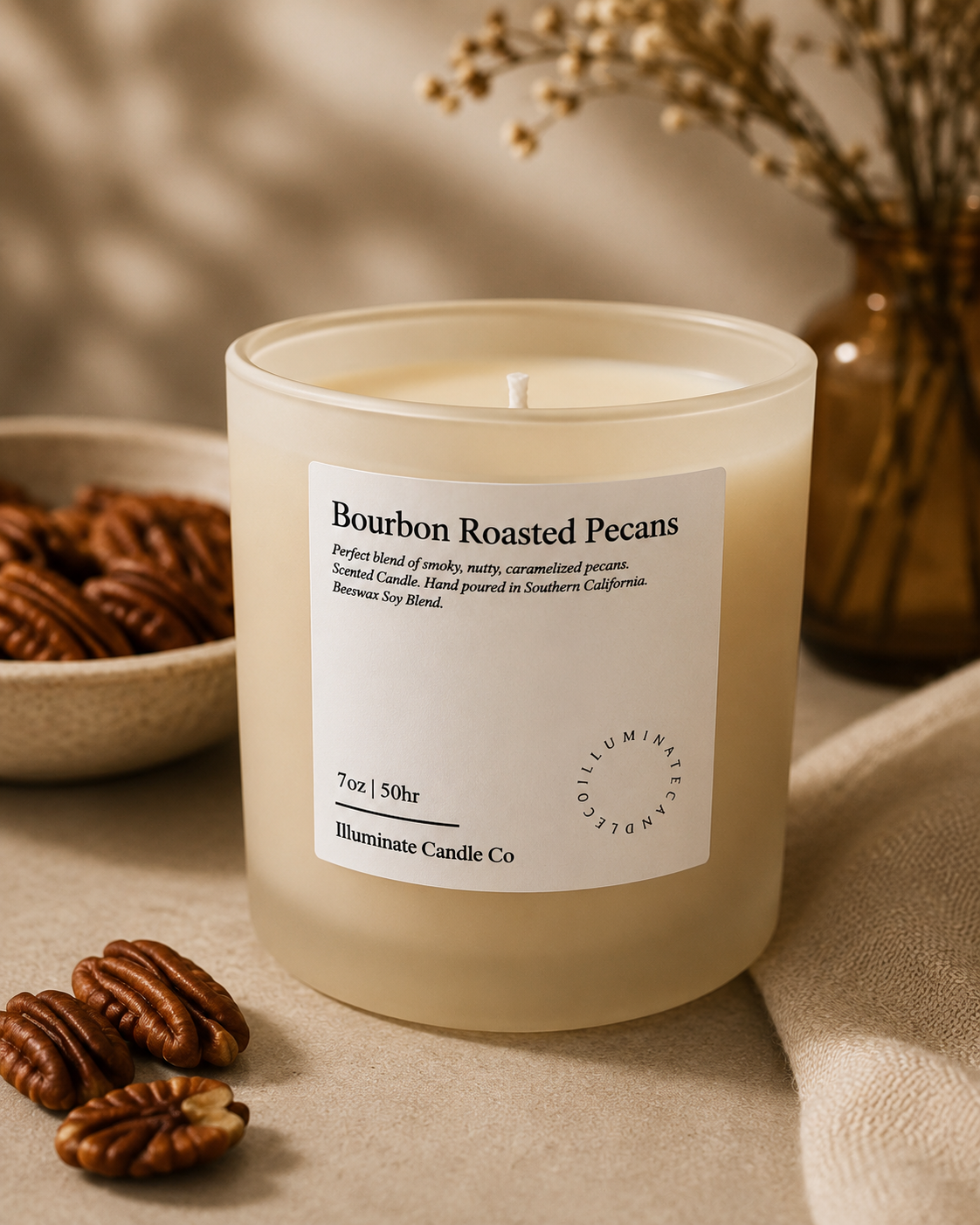 Bourbon Roasted Pecans