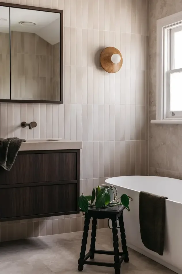 HERITAGE INTERIORS MELBOURNE BATHROOM scandinavian danish timber
