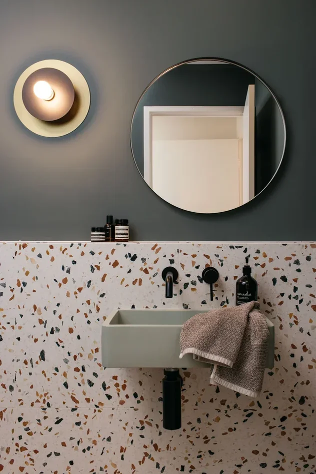 mid-century interiors melbourne beaumaris bathroom