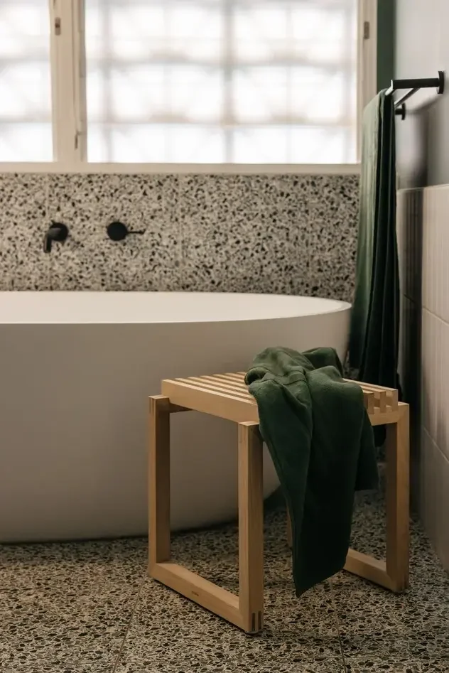 mid-century interiors melbourne beaumaris bathroom