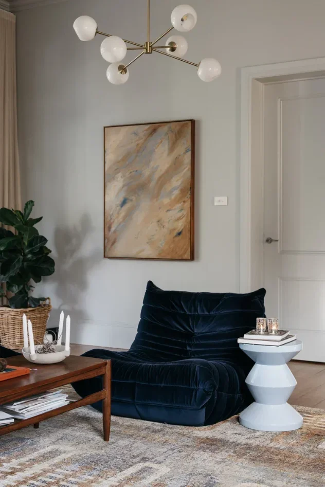 HERITAGE INTERIORS MELBOURNE LIVING HANNAH NOWLAN ART TOGO scandinavian danish timber
