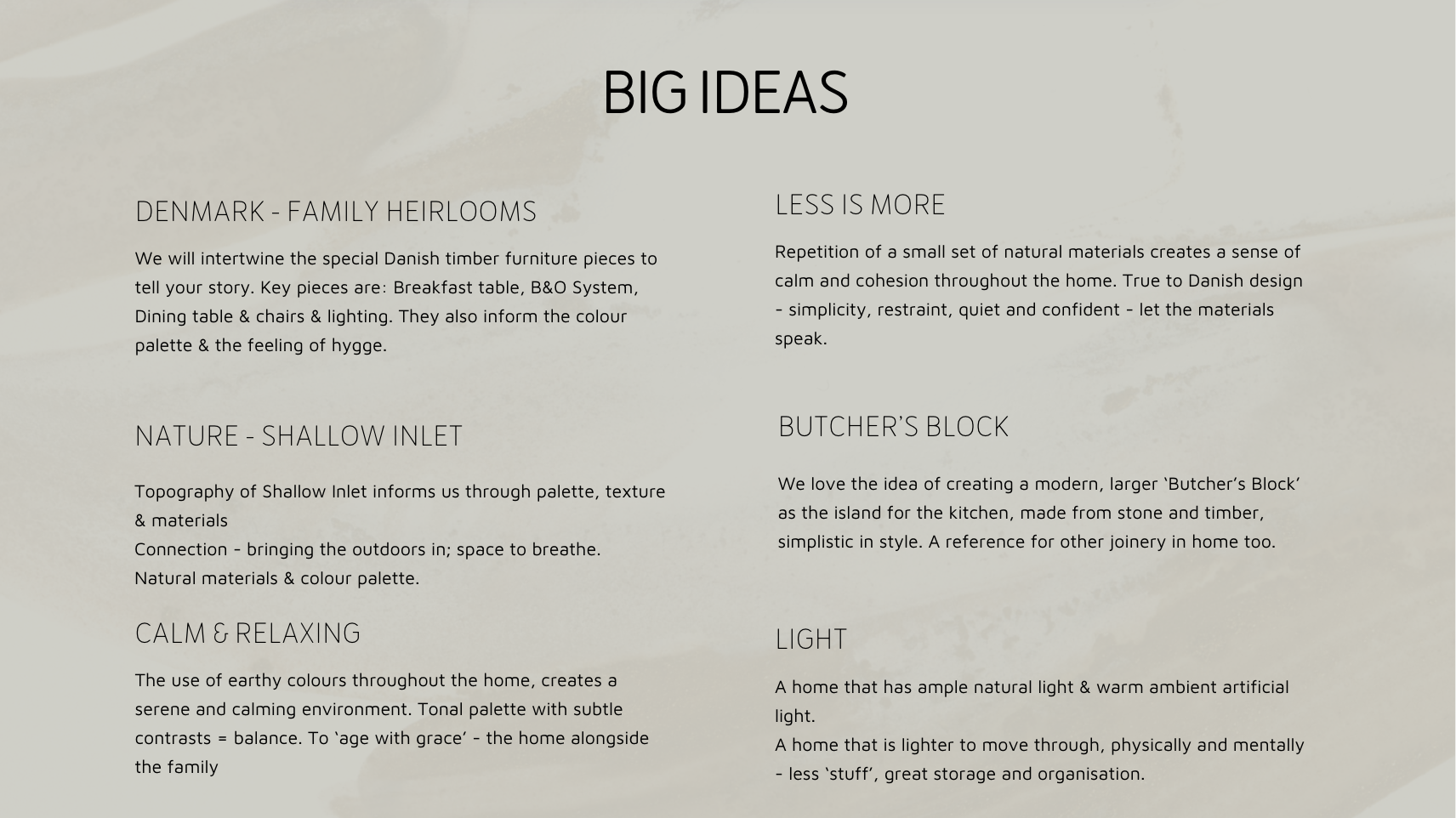 Hygge Design big ideas interiors
