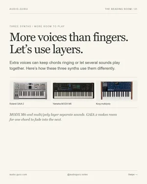 More voices than fingers. Let’s use layers.
