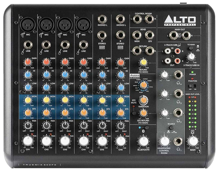 Alto Professional TrueMix 800FX USB Mixer