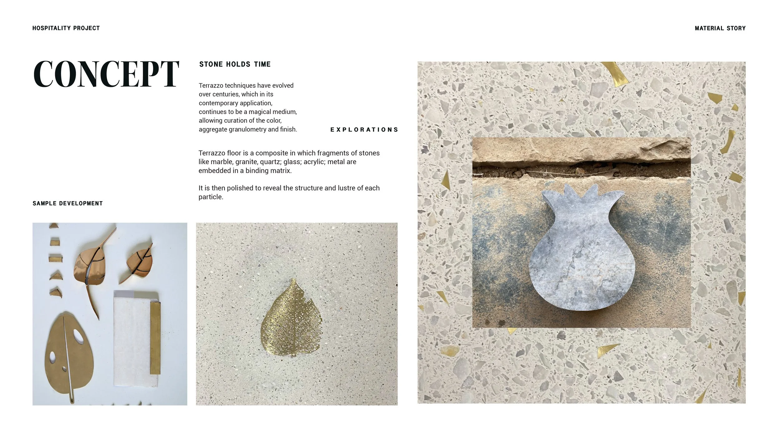 Building process literacy Idea and motif exploration, Concept generation for the interior reception lobby spacedesign 