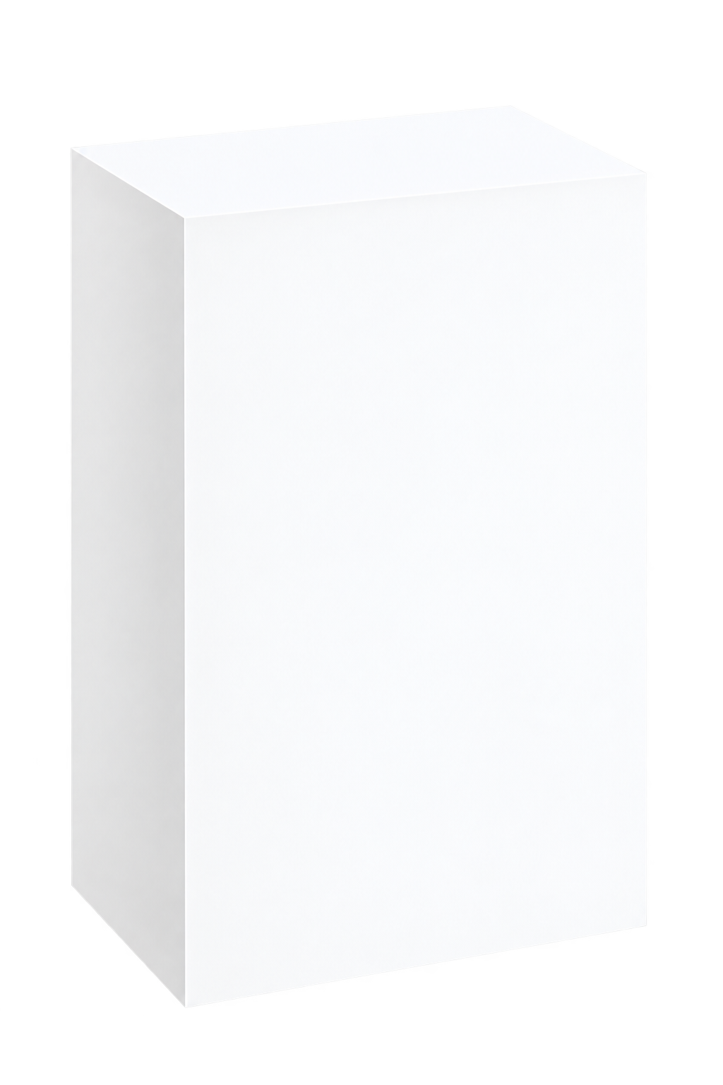 34.5" x 16" White Wood Box Stands