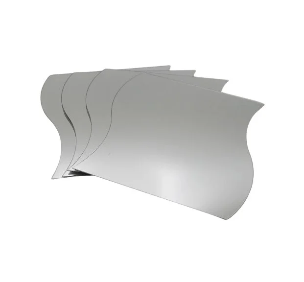 17' x 15.75" Retro Wavy Mirror Table Centerpiece/Runner