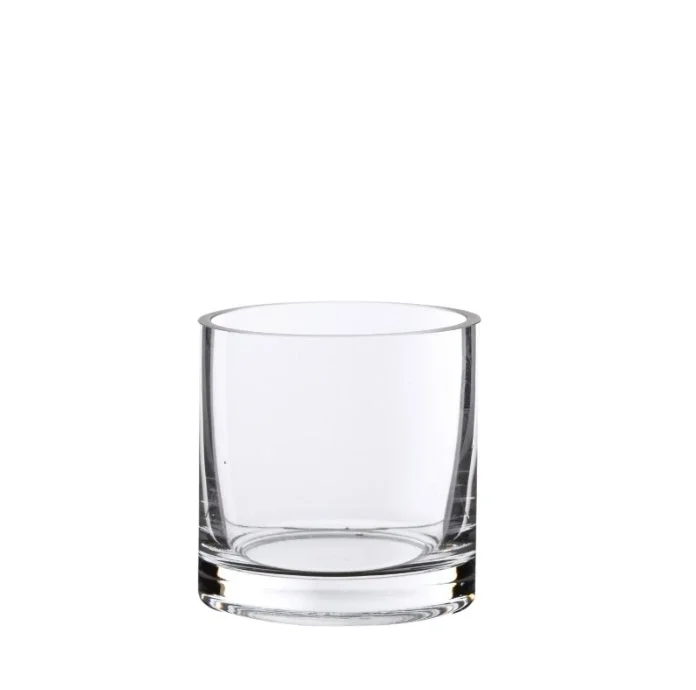 7" x 7" Glass Cylinder Vase | Round