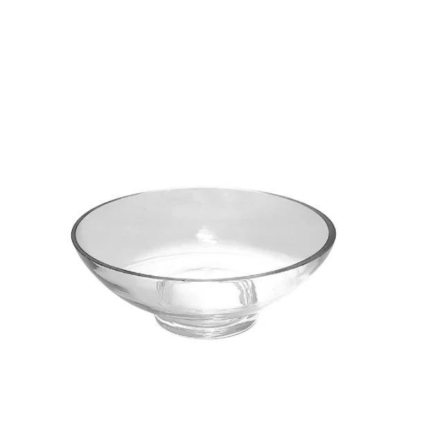 8" Low Shallow Glass Bowl Terrarium