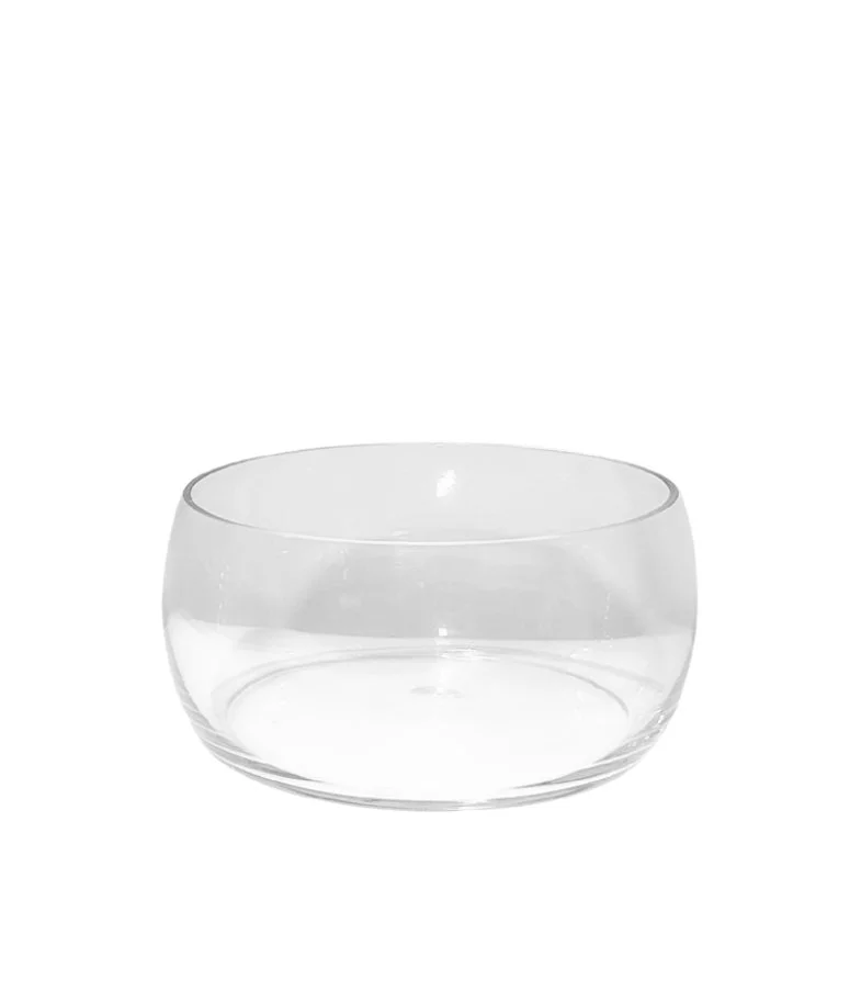 8" Glass Rounded Glass Bowl Terrarium