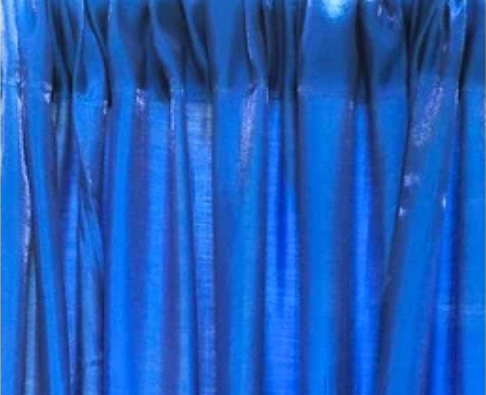 Crush Drape | Mediterranean Blue