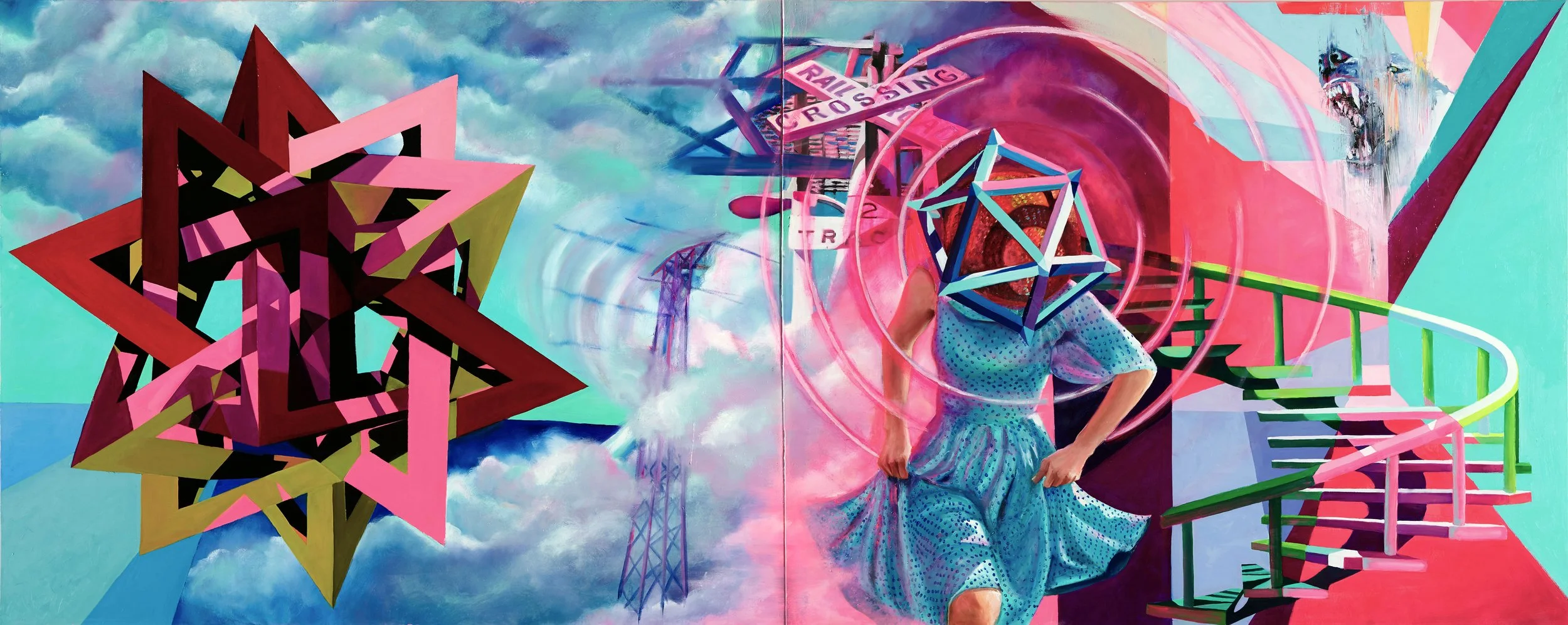 YOU ARE WHAT YOU EAT 📱📱, 2015
120 x 48 x 2 in
Oil on Canvas Stretched on Wood Frame
DIPTYCH







inquire