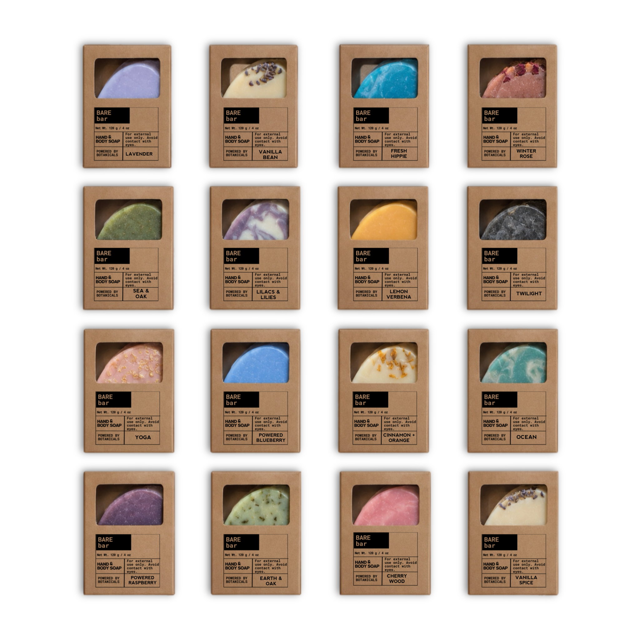 Bare Bar | Hand & Body Soap | NET WT. 120 g / 4 oz