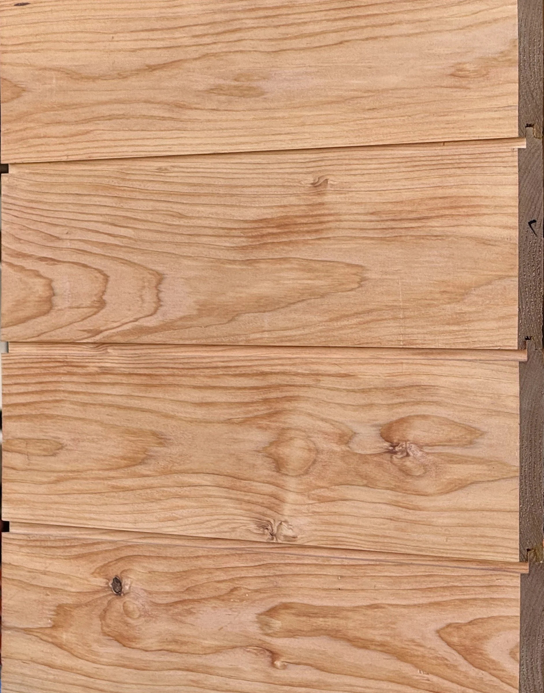 Cedar siding, shadow gap, cedar paneling