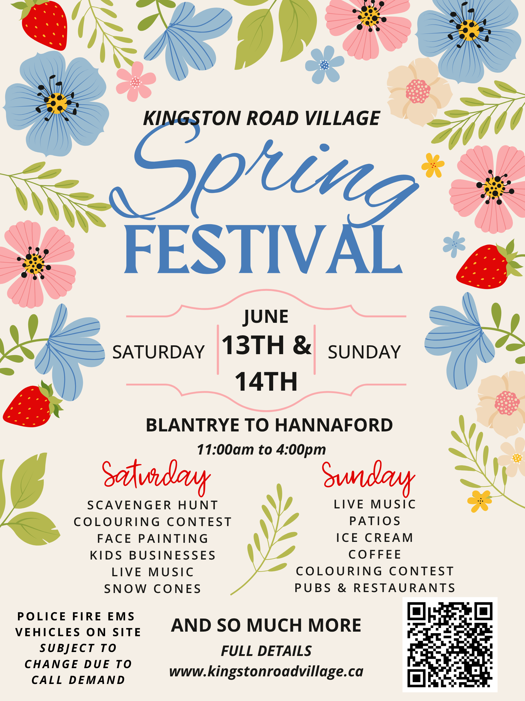 KINGSTON ROAD VILLAGE SPRING FESTIVAL