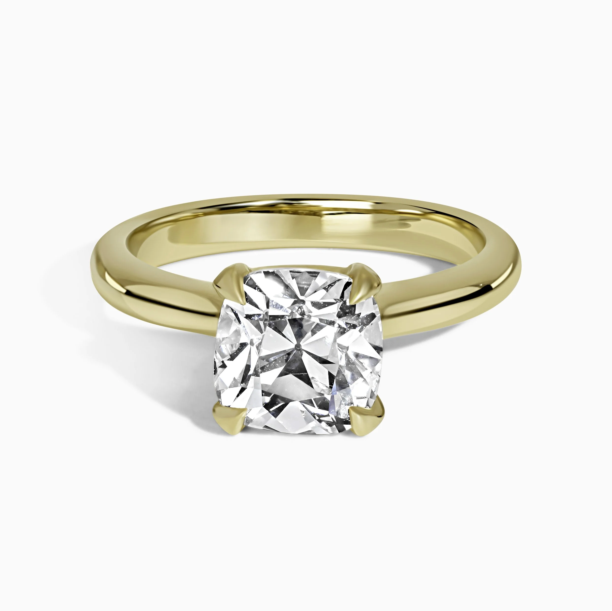 Evergreen Cathedral Ring - Old Mine 2.86 ct