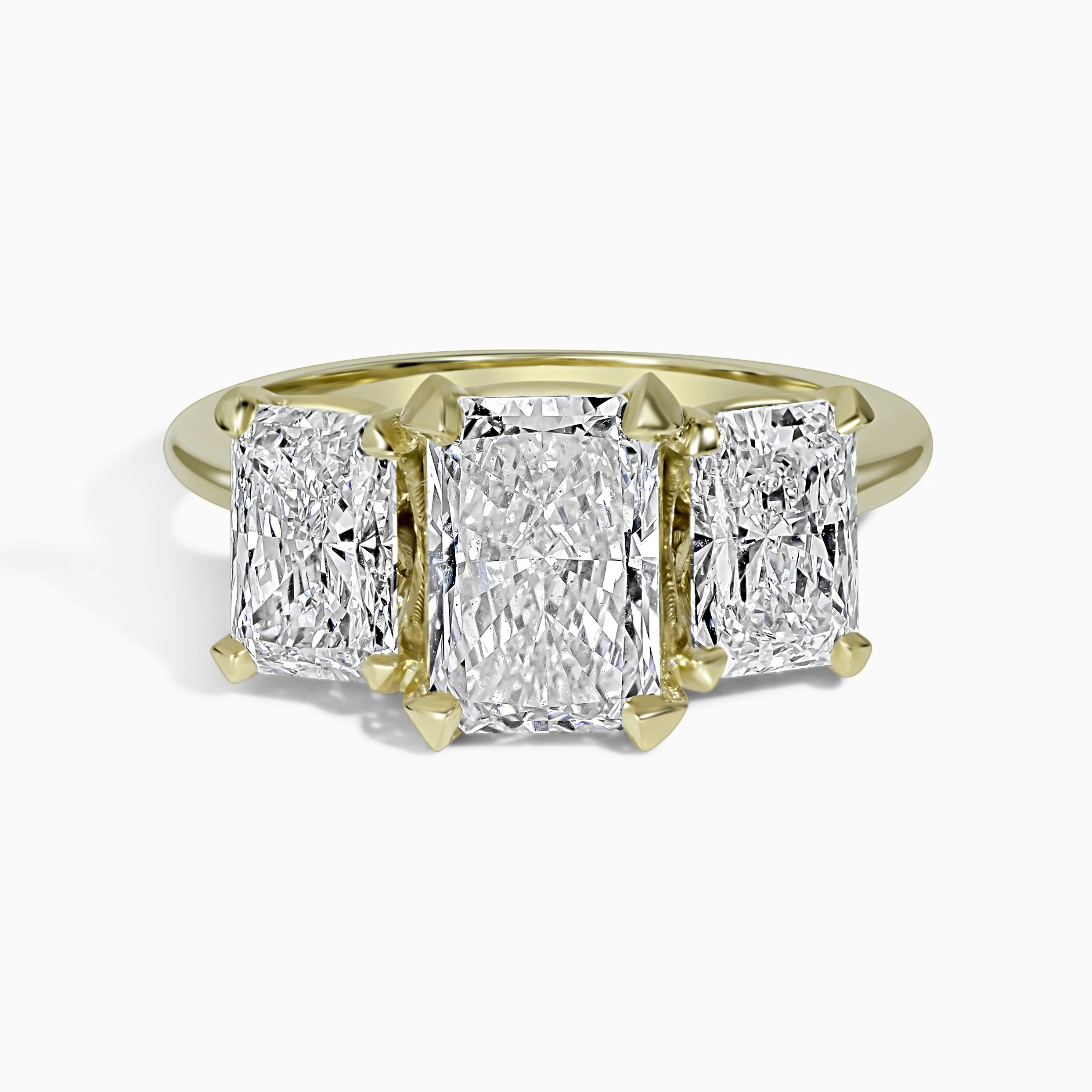 3 Radiant Stone Ocean Wave Ring - 4.11 cttw