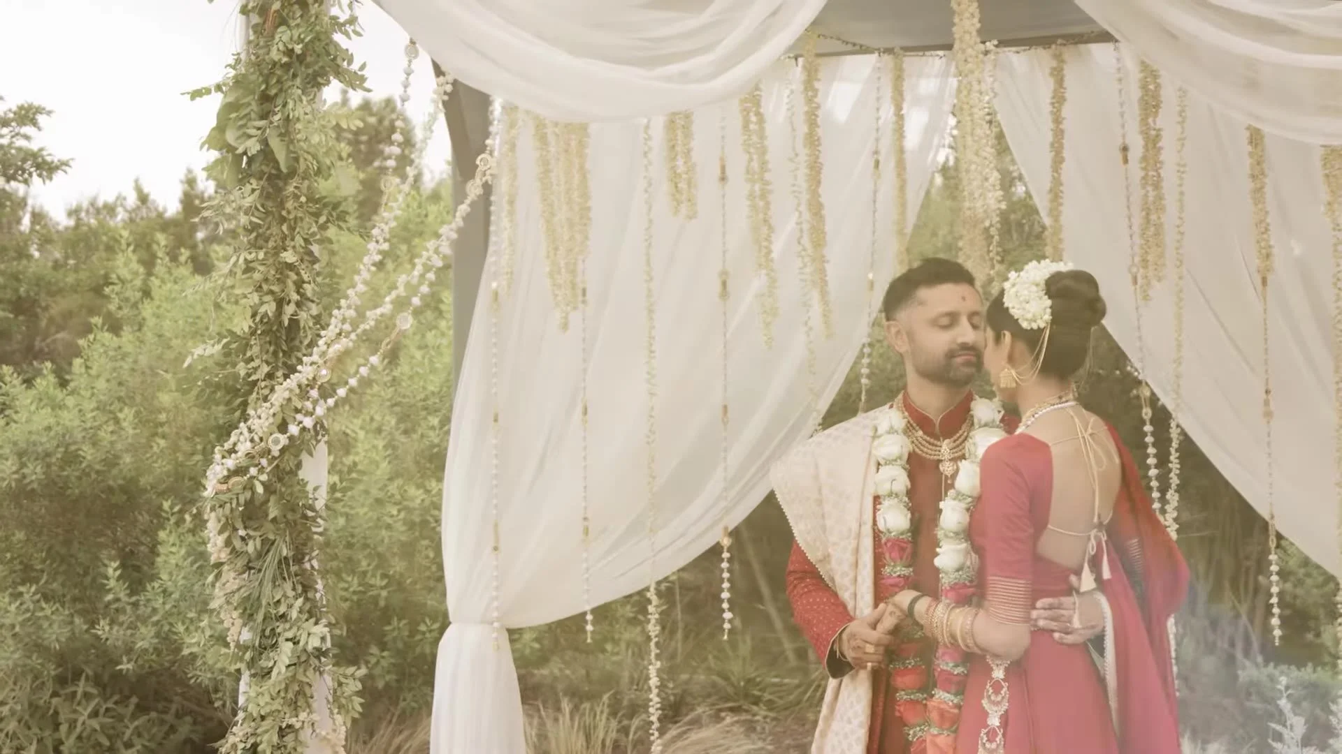 Indian wedding film still at The Terrace Club by Austin videographer Adam Grumbo