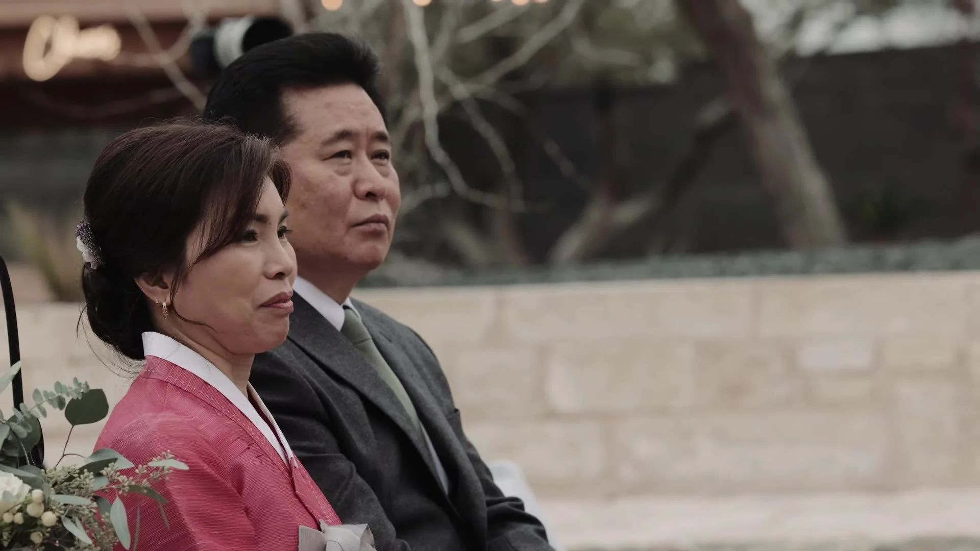 Terrace Club Korean wedding film still by Adam Grumbo