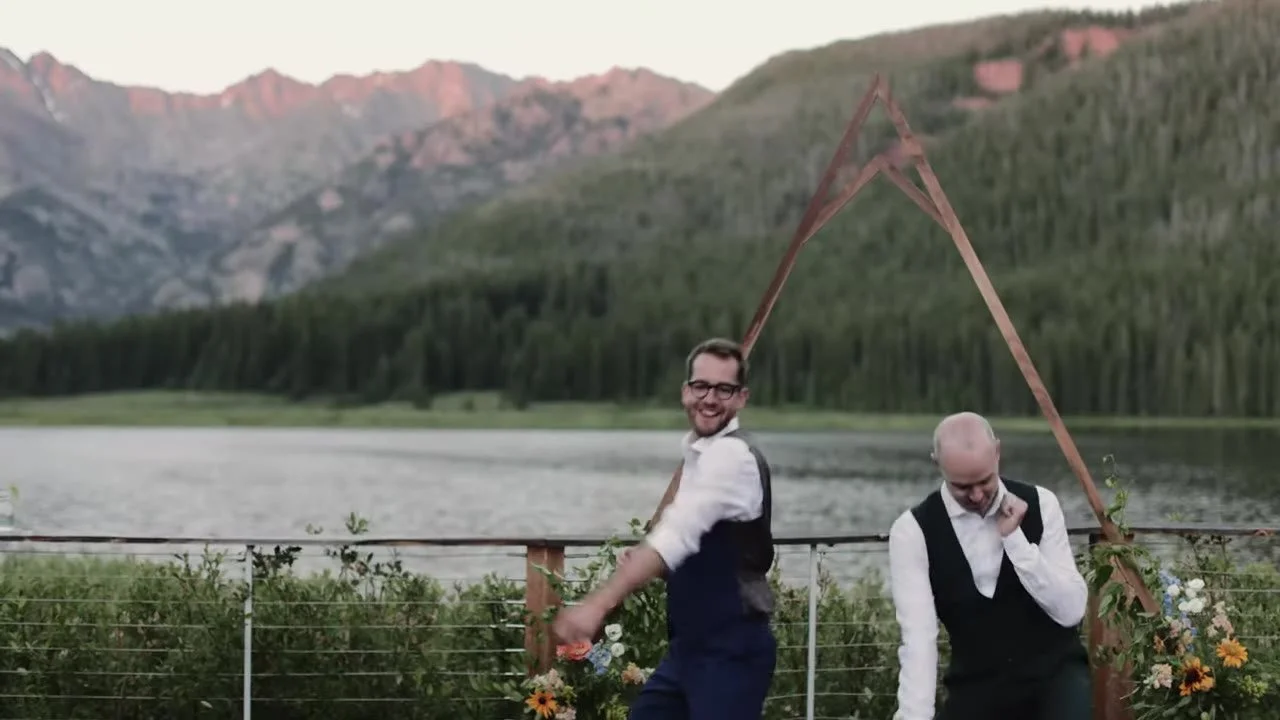 Patrick and Jake's Piney River Ranch Wedding Near Vail, Colorado