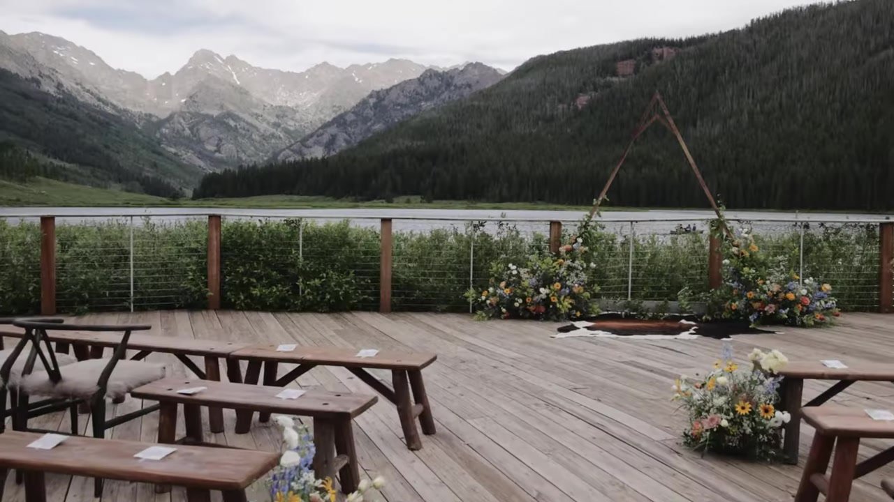 Piney River Ranch wedding film still by Adam Grumbo