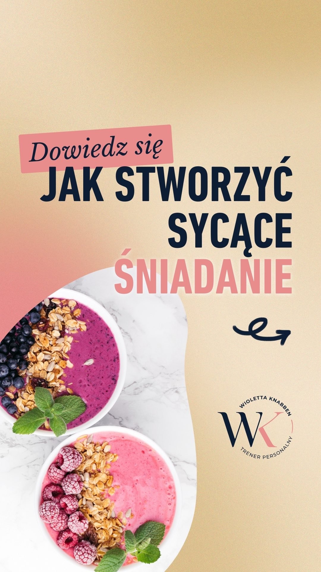Śniadanie, które syci, smakuje i wspiera Twoje cele? Oto mój sprawdzony przepis na kleik ryżowy z owocami, białkiem i masłem orzechowym – wszystko od BioTechUSA! 🍚✨
💥 Dlaczego warto?
✅ Pełnowartościowe – idealne połączeni
