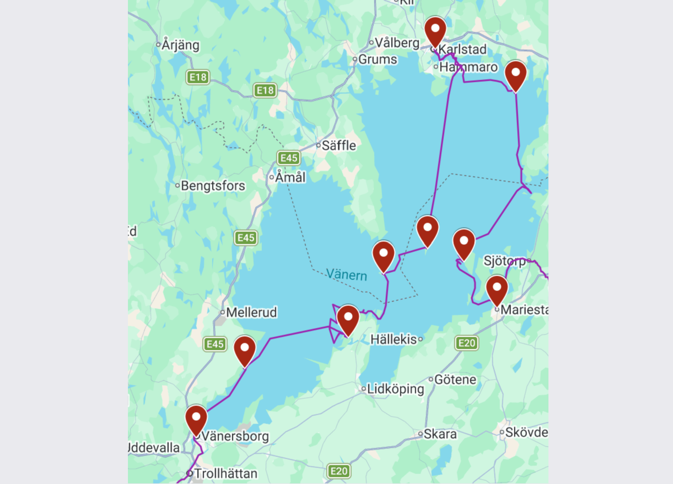 ship’s log 23: Exploring Vännern Lake with Family