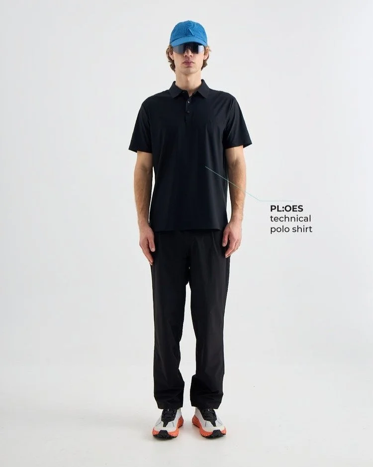 Ploes is K-TECH&rsquo;s high-performance polo shirt made with microscopique fabric&reg;, offering UV protection and superior comfort across various environments. This innovative piece merges knit-and-sew garment production with cutting-edge technique